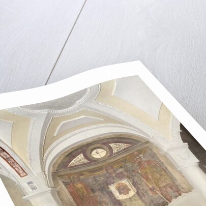 Veronica between Saint Christopher and the Holy Knight, 1520 by Lombard School