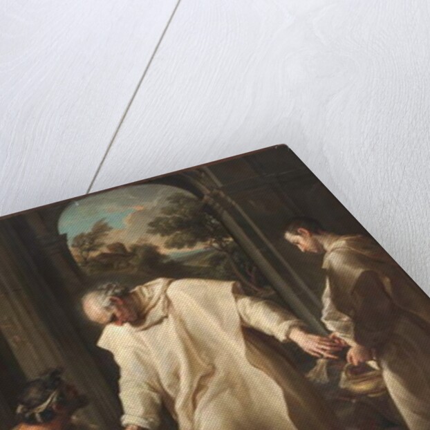 The Blessed Bernardo Tolomei Helping Plague Victims, 1745 by Pompeo Girolamo Batoni