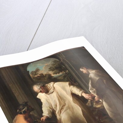 The Blessed Bernardo Tolomei Helping Plague Victims, 1745 by Pompeo Girolamo Batoni