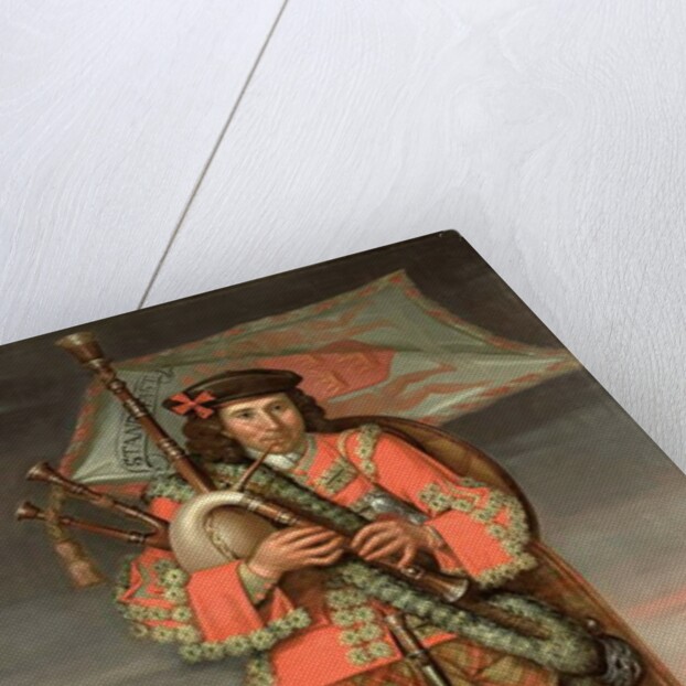 Portrait of William Cumming, Piper to the Laird of Grant, 1714 by Richard Waitt