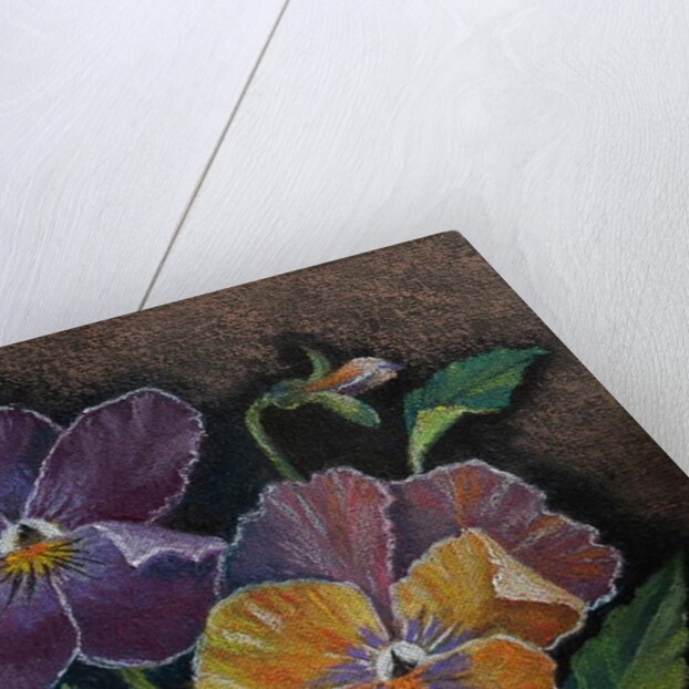 Three Pansies by Margo Starkey