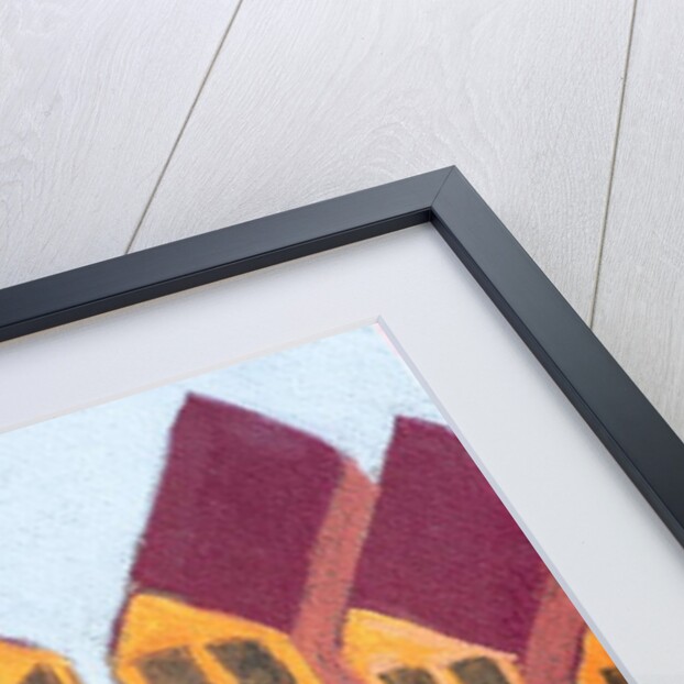 Four wooden houses by Margo Starkey