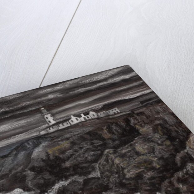 Storm on the rocks by Margo Starkey