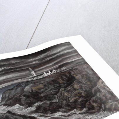 Storm on the rocks by Margo Starkey