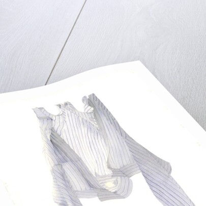 Stripy Blue Shirt in a Breeze, 2004 by Miles Thistlethwaite