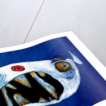 Monster with long teeth by Maylee Christie