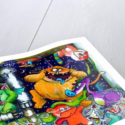 Monsters under the sink by Maylee Christie