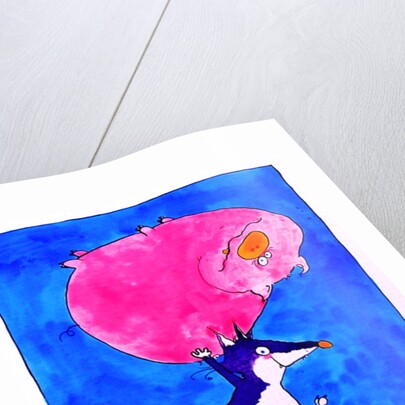 Wolf and Pig by Maylee Christie