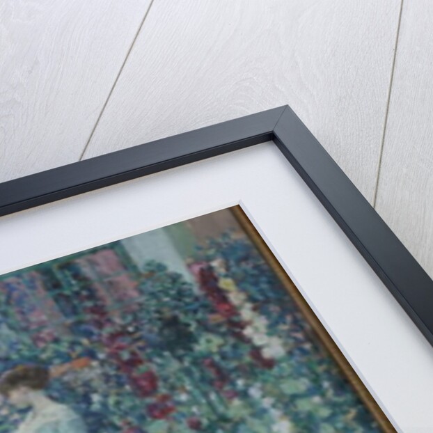 Hollyhocks by Frederick Carl Frieseke