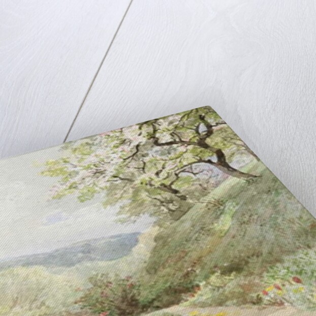 Fidelia Bridge's Garden in Canaan, Connecticut, 1901 by William Trost Richards