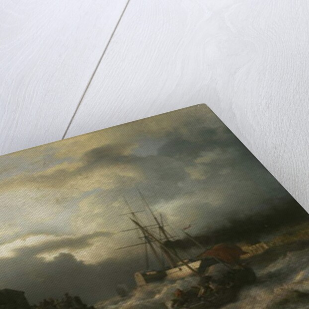 Off Ostend, 1859 by Andreas Achenbach