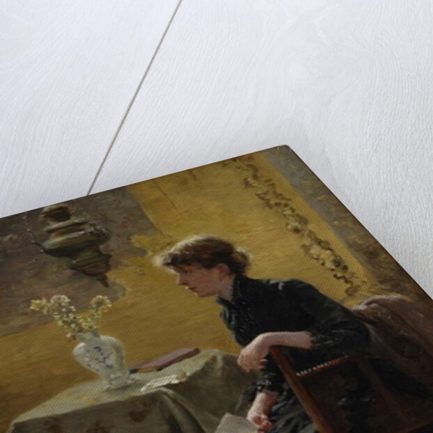 Lady in Black, 1889 by Hamilton Hamilton