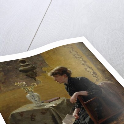 Lady in Black, 1889 by Hamilton Hamilton