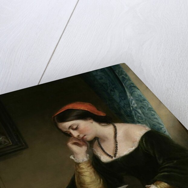 The Fair Student, 1858 by Daniel Huntington