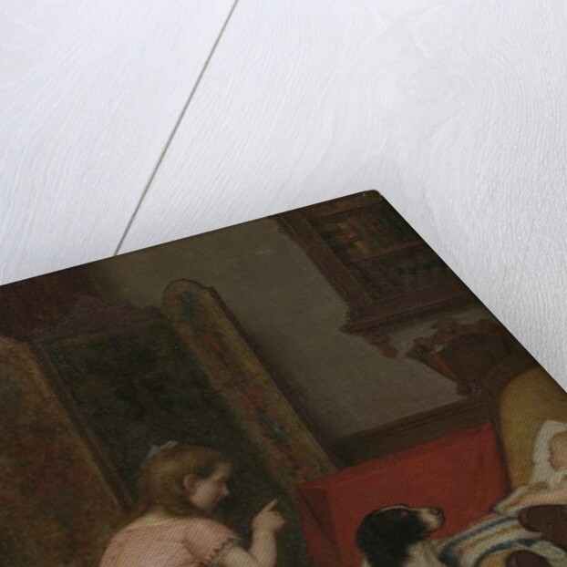 Left in Charge, 1874 by Lemuel Everett Wilmarth