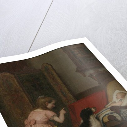 Left in Charge, 1874 by Lemuel Everett Wilmarth