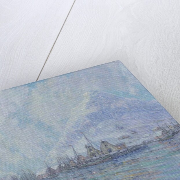 Harbor in Winter, 1924 by William H. Singer