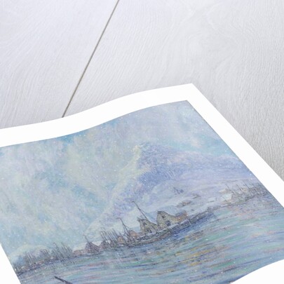 Harbor in Winter, 1924 by William H. Singer