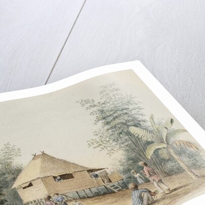 Native House Near Manila, 1842 by Alfred Thomas Agate