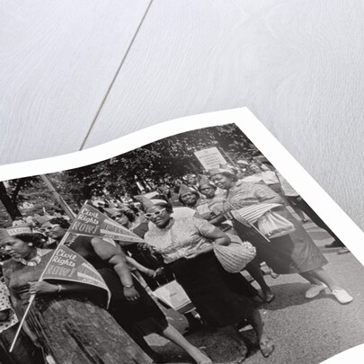 The March on Washington: Ladies Garment Workers' Union Marching on Constitution Avenue, 28th August 1963 by Nat Herz