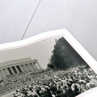 The March on Washington: A View from the Reflecting Pool, 28th August 1963 by Nat Herz