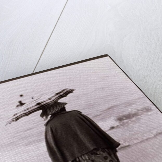 Woman with Sun Umbrella, Untitled 11, c.1953-64 by Nat Herz