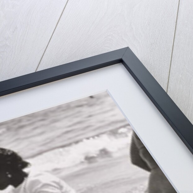 2 Women with Drinks Relaxing at the Ocean Edge, Untitled 13, c.1953-64 by Nat Herz
