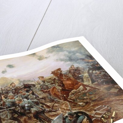 The First VC of the European War, 1914 by Richard Caton II Woodville