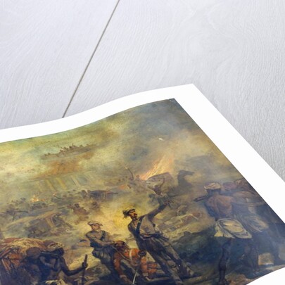 Surgeon Anthony Dickson Home VC & Assistant Surgeon William Bradshaw VC at Lucknow during the Indian Mutiny in 1857, 1857 by Chevalier Louis-William Desanges