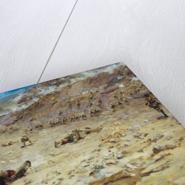 Piper George Findlater of the Gordon Highlanders earning the Victoria Cross at Dargai in 1897, 1898 by Edward Matthew Hale