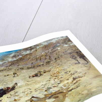 Piper George Findlater of the Gordon Highlanders earning the Victoria Cross at Dargai in 1897, 1898 by Edward Matthew Hale