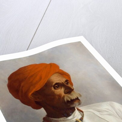 Gunga, a chaprassee of Captain S.G. Burrard's No.22 Astronomical Survey Party, 1894 by Gertrude Ellen Burrard