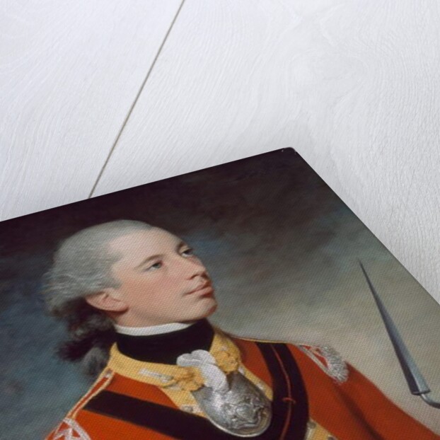 Captain Thomas Hewitt, 10th Regiment of Foot, who commanded a Light Company at Lexington, 1781 by William Tate