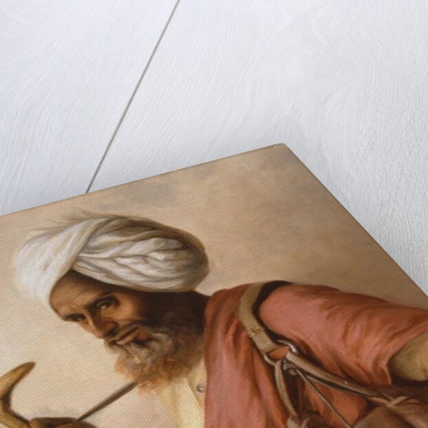 Hasan, water carrier to the artist and her husband at Simla in 1908 by Gertrude Ellen Burrard