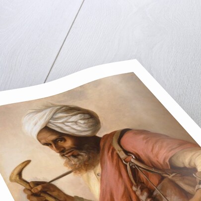 Hasan, water carrier to the artist and her husband at Simla in 1908 by Gertrude Ellen Burrard