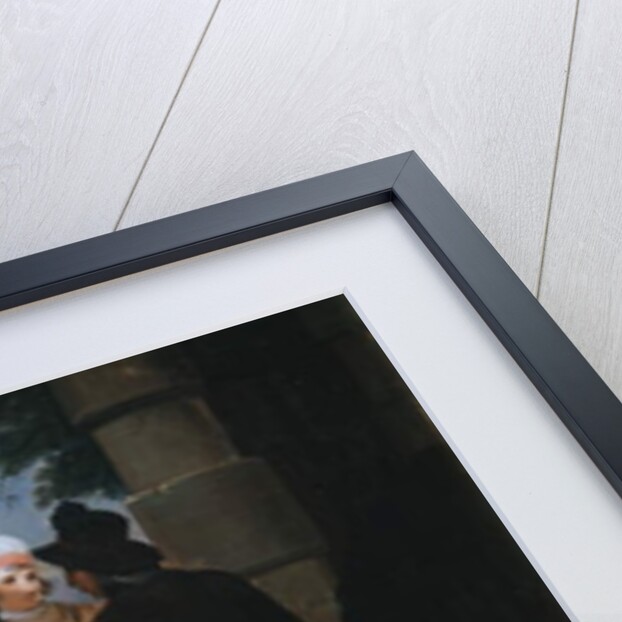 An officer of Light Dragoons taking leave of his wife, c.1795 by Henry Singleton