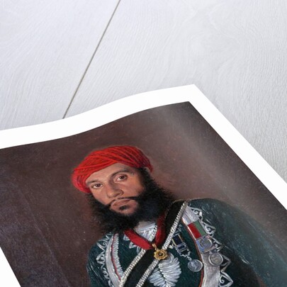 An Indian Officer of the 2nd Regiment Irregular Cavalry, 1852 by Alexander Sandor Svoboda
