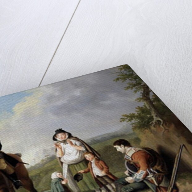 Marquess of Granby relieving a sick soldier, c.1765 by Edward Penny