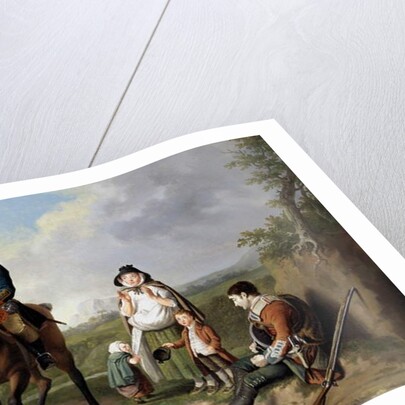 Marquess of Granby relieving a sick soldier, c.1765 by Edward Penny