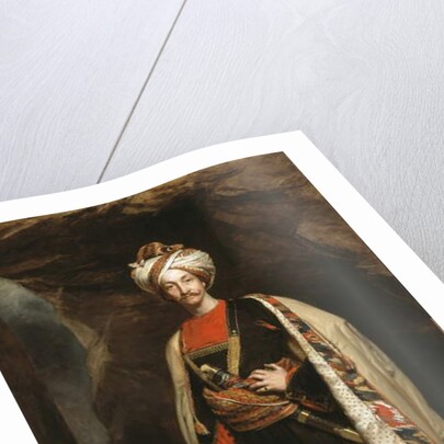 Captain Colin Mackenzie in his Afghan dress, c.1842 by James Sant