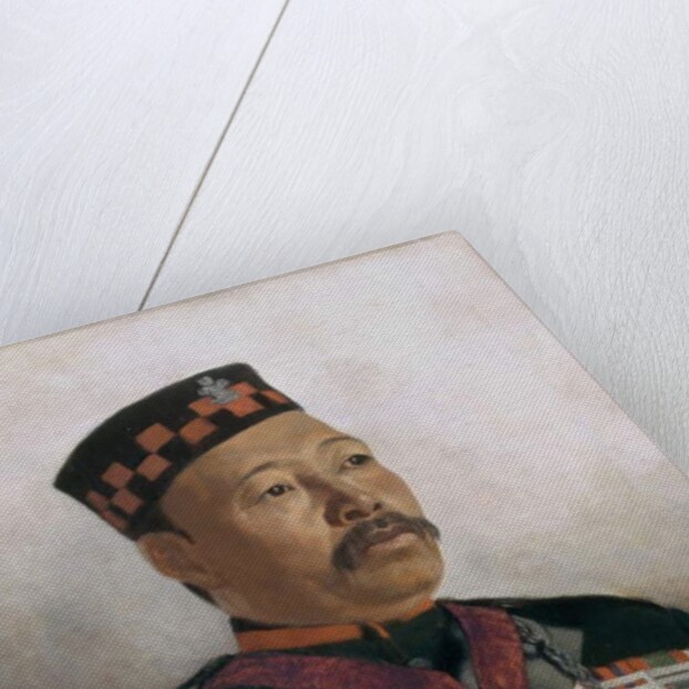 Subadar Major Judbhir Thapa, 2nd Gurkha Regiment, 1893 by Gertrude Ellen Burrard