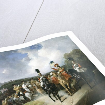 Band of the second regiment of Life Guards leaving Windsor, 1830 by John Frederick Tayler