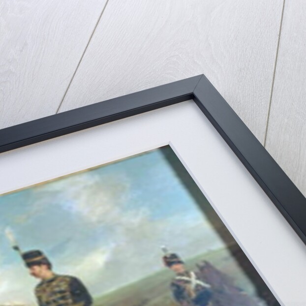 The Prince of Wales with Lieutenant Colonel Valentine Baker reviewing the 10th Hussars, Aldershot, 8th September 1871, c.1871 by Francis Grant