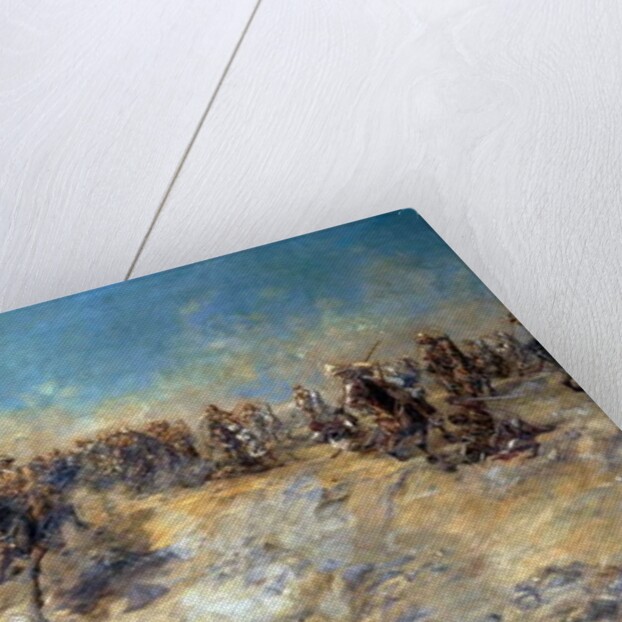 Charge of the 21st Lancers at the Battle of Omdurman on 2nd September 1898, 1899 by Edward Matthew Hale