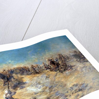 Charge of the 21st Lancers at the Battle of Omdurman on 2nd September 1898, 1899 by Edward Matthew Hale