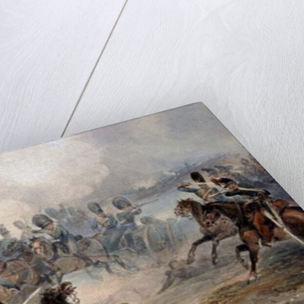 Captain Norman Ramsay, Royal Horse Artillery, Galloping his Troop Through the French Army to Safety at the Battle of Fuentes d'Onoro, 1811 by George Bryant Campion