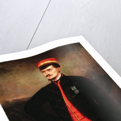 Lieutenant Thomas Murphy in the undress uniform of the Turkish Contingent, Crimea, 1857 by English School