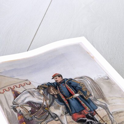 Portrait of General Clers, former commander of the Zouaves by George Cadogan