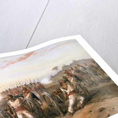 Mutineers about to be blown from guns by the Bengal Horse Artillery, c.1858 by Orlando Norie