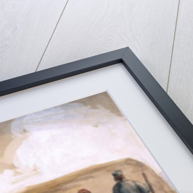 A 13-inch mortar of the Royal Artillery in action, 1855 by Lt. Henry James Alderson